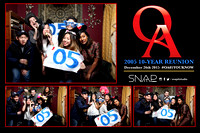 OA's 10 Year Reunion 12/26/15