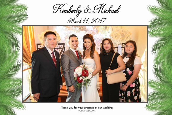 Kimberly & Michaels Wedding Thank You Photos 3/11/17